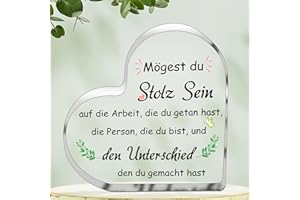 OkiyiD Dankeschön Anerkennungsgeschenke für Frauen Freunde, Abschiedsgeschenke für Kollegen, Mögest du stolz auf die Arbeit sein, die du tust Bürodekoration für den Ruhestand Auf Wiedersehen Abschied
