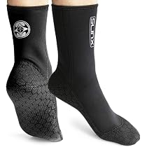 Chaussettes Néoprène 3mm Yikayin - Semelle Antidérapante - Plongée, Surf, Sports Nautiques - Homme Femme