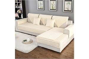 UYEOCO Copridivano Angolare Copertura Divano con Penisola Sinistra Destra 3/2 Posti Fodera per Divano a l Antiscivolo Lavabile Copri Divano per Cane Gatti Antiscivolo Sofa Protettore Lavabile ( Color : Ff ,