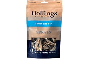 Hollings Sprats for Dogs, 100g, Pack of 1
