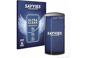 savvies Protection Ecran pour Urovo DT50 5,7" 6 Pièces - Film Protection Ultra Clair
