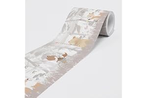 DIMEX LINE Frise autocollante - Frise murale décorative pour murs, meubles, plafonds, papiers peints, portes, animaux dans la forêt - 5 m x 15 cm