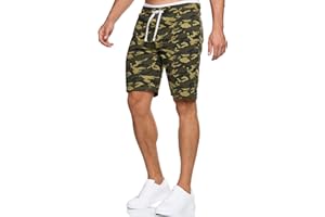 Indicode Hommes Aldrich SweatShorts | Pantalon Court de survêtement à Cordon de Serrage
