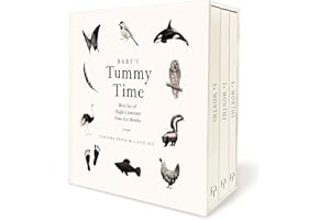 Baby's Tummy Time Book Box Set: A 3-Book Box Set of High-Contrast Art for Visual Stimulation at Tummy Time: 6