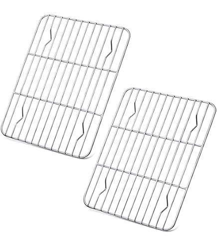 Lot De 2 Grilles De Refroidissement En Acier Inoxydable - Résistantes à Lot De 2 Grilles De Refroidissement En Acier Inoxydable - Résistantes à