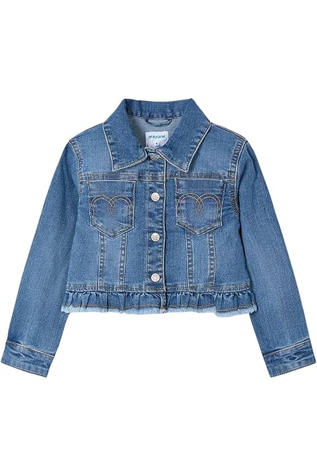 Giubbotto Jeans Mayoral Per Bambina Mezza Stagione