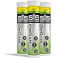 Science In Sport Hydro Hydration Tablets, Gluten-Free, Zero Sugar, Lemon Flavour Plus Electrolytes, 20 Effervescent Tablets per Bottle (3 Bottles)