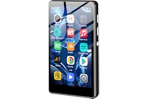 80GB MP3 Player with WiFi and Bluetooth, 4.0” IPS HD Touch Screen, SWOFY M503Pro MP4 Player with Speakers, Android Music Player with Spotify, Deezer, Audible, FM Radio,Play Store for Kids