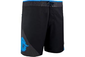 Guggen Mountain Traje De Baño con Cremallera Sin Costura Pantalones Cortos De Baño Y Playa para Hombres con Modelo Negro Azul