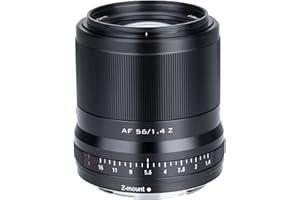 VILTROX 56mm F1.4 Obiettivo per Nikon Z Fotocamera,Messa a fuoco automatica APS-C Ritratto Obiettivo Lente per Nikon Z-Mount Serie Z5 Z50 Z6 Z6II Z7 Z7II Zfc