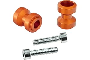 IBEX Bobbins / Racingadapter Ständeraufnahmen Schwingenschutz Schwingenadapter für Montageständer M10 orange
