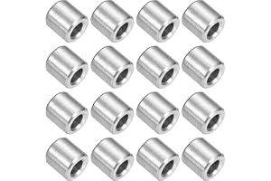 QUARKZMAN 304 rostfria stål distanshylsor avståndshållare 3x6x6mm 16 stycken