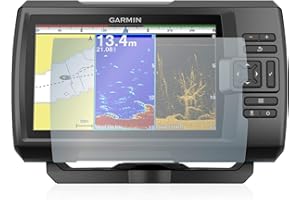 BROTECT Protector Pantalla Cristal para Garmin Striker Plus 9sv Protector Vidrio - [Dureza 9H, Anti-Arañazos]