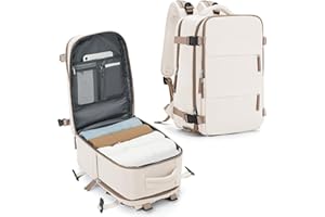 SZLX Sac à Dos Voyage Cabine 40x20x25 Ryanair,Bagage Cabine 45x36x20 Easyjet Sac de Voyage Bagage à Main Avion Femme Sac à Dos Ordinateur Portable Imperméable pour Travail de Randonnée Homme