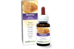 Propolis (Propolis) résine Teinture Mère sans alcool Naturalma - Extrait liquide gouttes 60 ml - Complément alimentaire
