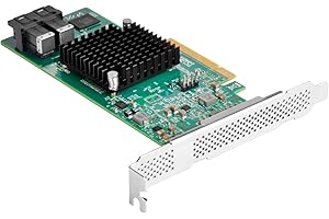SILVERSTONE TECHNOLOGY Silverstone SST- ECS05 - Tarjeta PCI-E Express Gen 3.0 categoría Servidor x8 SAS(12Gb/s) / SATA(6Gb/s) Controlador de Puertos LSISAS3008, acepta Perfil bajo, Raid 0,1,1E,10