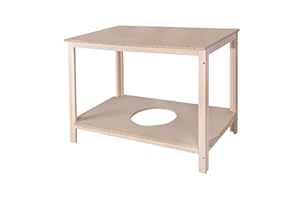 MUEBLEAR Aranaz, 34002, Mesa Camilla Rectangular Haya 110 x 65 x 75 cm