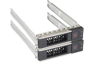 2-Pack BOWONG 3.5" LFF SAS/SATA Hot-Swap Hard Drive Tray HDD Caddy X7K8W Y796F 0X7K8W 0Y796F For Dell Gen14 PowerEdge Server R240 R340 R440 R540 R740 R740xd R940 R6415 R7415 R7425 with screws