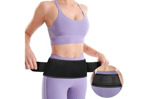 AYBUY bäckenbä kvinnor och män, höftbandage, justerbart bekvämt stöd för bäcken, midja, mage, sacroiliac bä , ventilerande höftbandsbä (dubbelt lager bandage stöd)