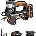 WORX 20V Cordless 4-in-1 Inflator w/POWERSHARE 20V 2Ah Battery and Charger - WX092, Multicolor