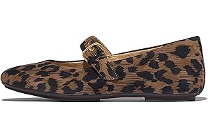 Fitflop Delicato Leopard Suede Mary Janes, Zapatos Planos Jane Mujer