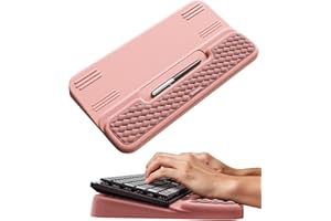 VAYDEER Soporte para Teclado con Reposamuñecas Integrado – Para una escritura cómoda en oficina o durante el gaming