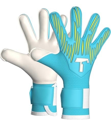 T1TAN Classic 1.0 White-Out Junior keepershandschoenen voor kinderen, zonder vingerbescherming, voetbalhandschoenen voor keeper, maat 3
