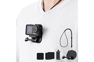 K&F CONCEPT Supporto Magnetico Snap per GoPro Hero 13/12/11/10/9/8, Insta 360, DJI OSMO 360, DJI OSMO Action, Telefoni, Supporto Petto con Chiusura Rapida, per Fotocamera di Azione Accessori