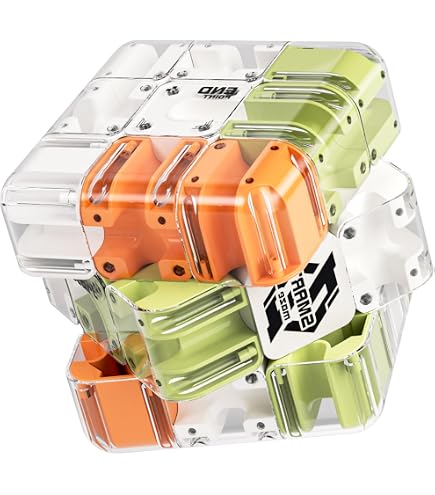 Produktbild von 3D Labyrinth Würfel, 2-in-1 3D Labyrinth Kugel, Komplexes Puzzle