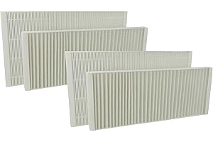 vhbw set di 4x filtri compatibile con Viessmann Vitovent 300-F sistema di ventilazione - Filtri G4 / F7, bianco