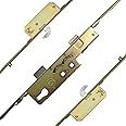 Avocet Wms Upvc Door Lock old Style 2 Hook 2 Roller Gold Plate 35mm Multi Point Door Lock