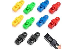 HCYANGZHANG Verriegelungsgriff Clip, 10 Einstellbar Robuster Verriegelungsgriff Clip, Zelt Clip Kunststoff Markisen Clamp Clips Multifunktionale Windseil Schnalle Zelt Clip Tragbar
