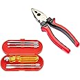 GIZMO Hand Tools, Hand Tools Kit, Hand Tools Kit For Home Use, Hand Tools Set, Tools Combo With Combination Plier & 5 Pieces Screwdriver Set