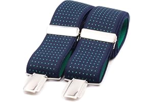 EL MONO CON PAJARITA Bretelle da uomo fatte a mano. Bretelle da uomo con 3 clip extra resistenti. Bretelle elastiche da uomo originali, eleganti e resistenti.