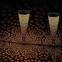 Solarlampen für Außen,VIFLYKOO LED Solarlampe Garten IP65 Wasserdichte Gartenlaterne Licht Solar laterne Gartenlicht…