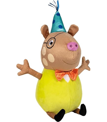TY Peppa Pig Princess Peppa Teddy | Morbido peluche per bambini | Giocattolo da collezione | Peluche imbottito