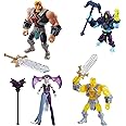 My Pallet Bundle - He-Man and Masters Of The Universe Action Figure Assortment, Skeletor, Powers Of Grayskull, He-Man,Evil-Lyn, Power Attack, Pack of 4, 4 Yrs +, 14cm - MOTU
