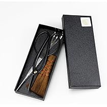 Strumento 2 In 1 Per Bonsai: Rastrello Per Radici A 3 Punte E Pinzetta In Acciaio Inox (24,5 Cm)