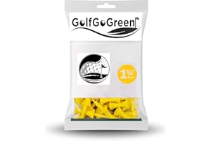GOLFGOGREEN 100 x Graduated Plastic Castle Golf Tees **BULK PACKS OF 100 TEES** BUY 2 OR MORE AND SAVE 10%