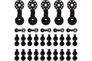 LUYLMO 40 Stück Kunststoff Clips für Schutztuch, Clips für Sonnensegel Mit Öse, Schattiernetz Clip für Schattiernetz,Kunststoffclips Sonnensegel Befestigung,Gartenblumenpflanzen Rasenschatten Zaunblende