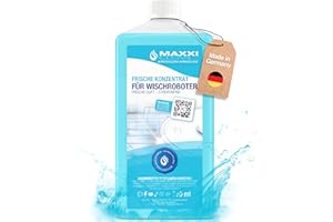 MAXXI CLEAN 750 ml Mop Robot Cleaning Agent - Floor Cleaner Concentrate for All Mop & Robot Vacuum Cleaner with Wet Function - Streak-Free and Low Foam