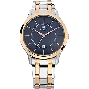 Titan Gents Karishma Analog Blue Dial Men\'s Watch NM1825KM01/NN1825KM01