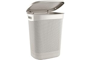 7H SEVENON Cesto de Ropa Alto Rectangular con Tapa 52 litros 7house