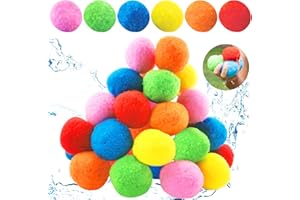 Shinybox Globos de Agua, 24 PCS Bombas de Agua Reutilizables, Bolas de Agua Suaves en Colores Variados, Multicolores Globos de Agua para Fiesta, Juego de de Agua para Batalla de Agua en el Jardín