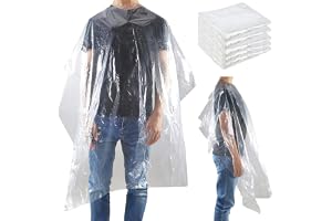 Disposable Barber Capes Hair Cutting Cape for Kids Haircut Cape Shampoo Cape Salon Capes for Clients Hair Dye Cape for Men
