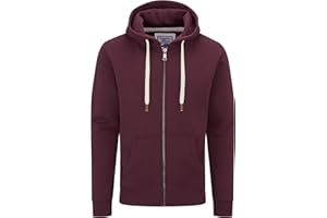 Charles Wilson Original Sudadera de Hombre Algodón Premium Capucha Cremallera