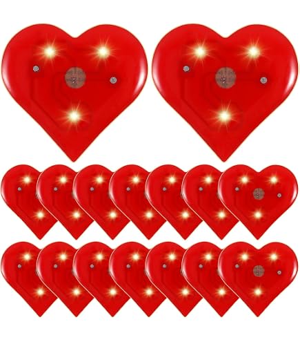 Cerchietto Per Capelli Con Cuori Glitterati Rossi - Accessorio San Valentino Per Donna