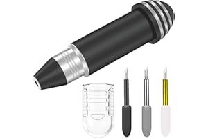 DBWHOLE Cutting Blade + Housing, Deep-Point Blade & Bonded-Fabric Blade and Premium Fine Point Blade, Compatible With Cricut Maker, Maker 3, Explore, Explore Air/2/3 and Explore One (black)