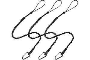 BESNIN Tool Lanyard 30 Ib Weight Limit 2pcs/3pcs/5pcs/10pcs Safety Lanyard Adjustable Loop End for Working Tools