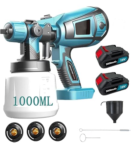 ConBlom Akku Farbsprühpistole Für Dewalt 20V - Kabelloses Sprühsystem